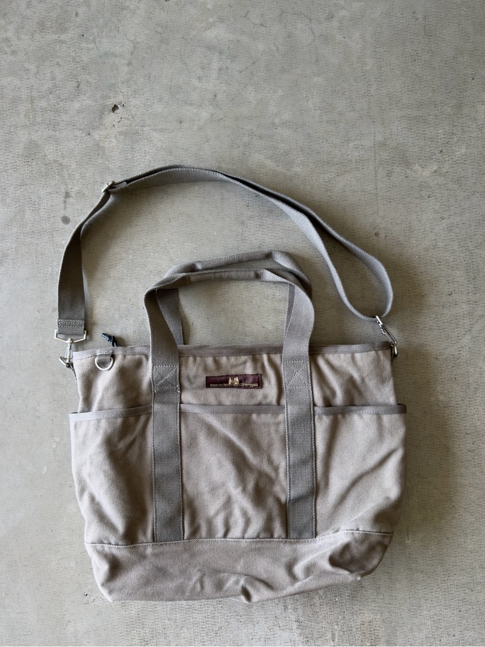 Ogawa / 2-Way Canvas Tote / Gray